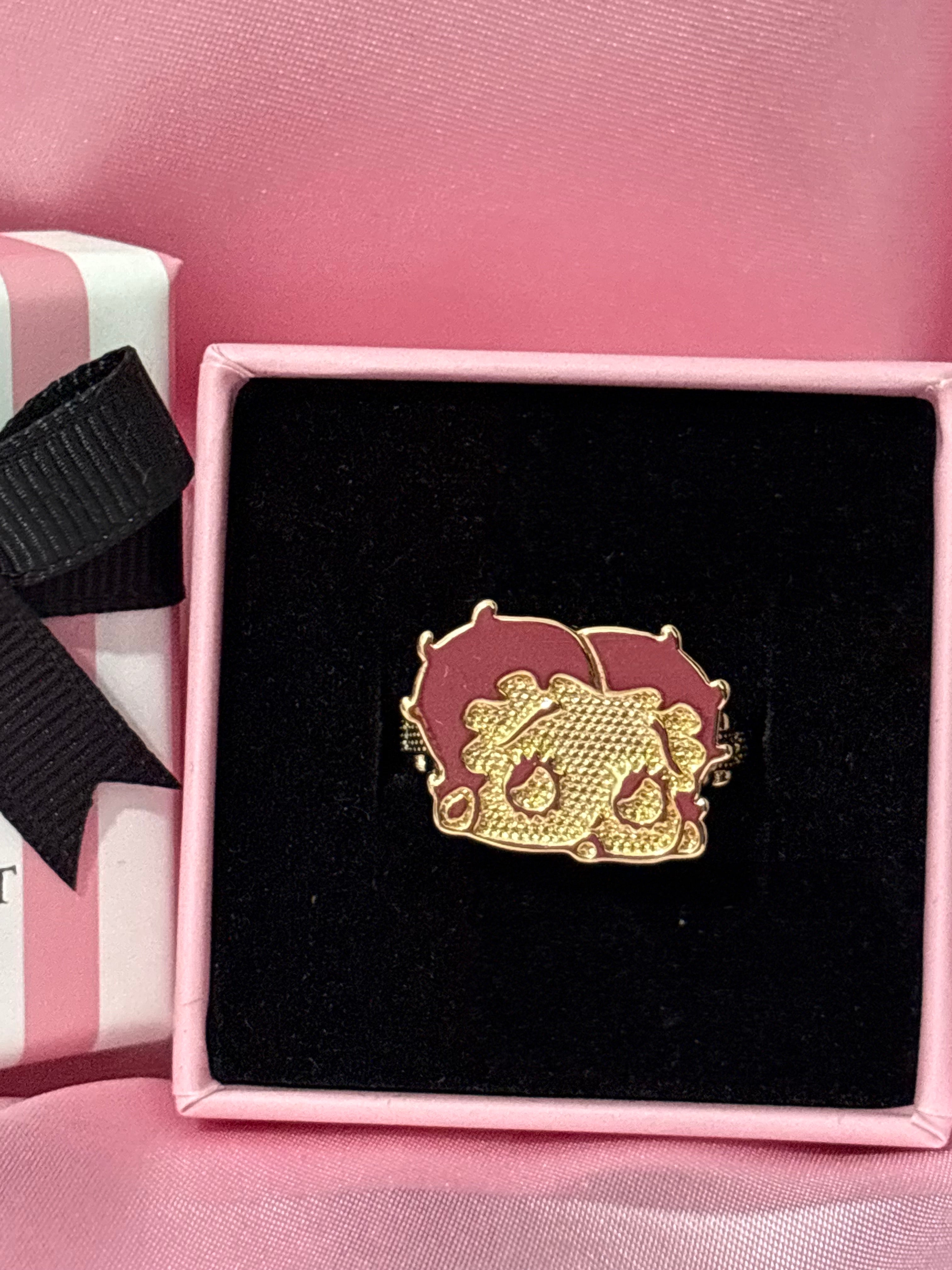 Betty Boop Face Ring