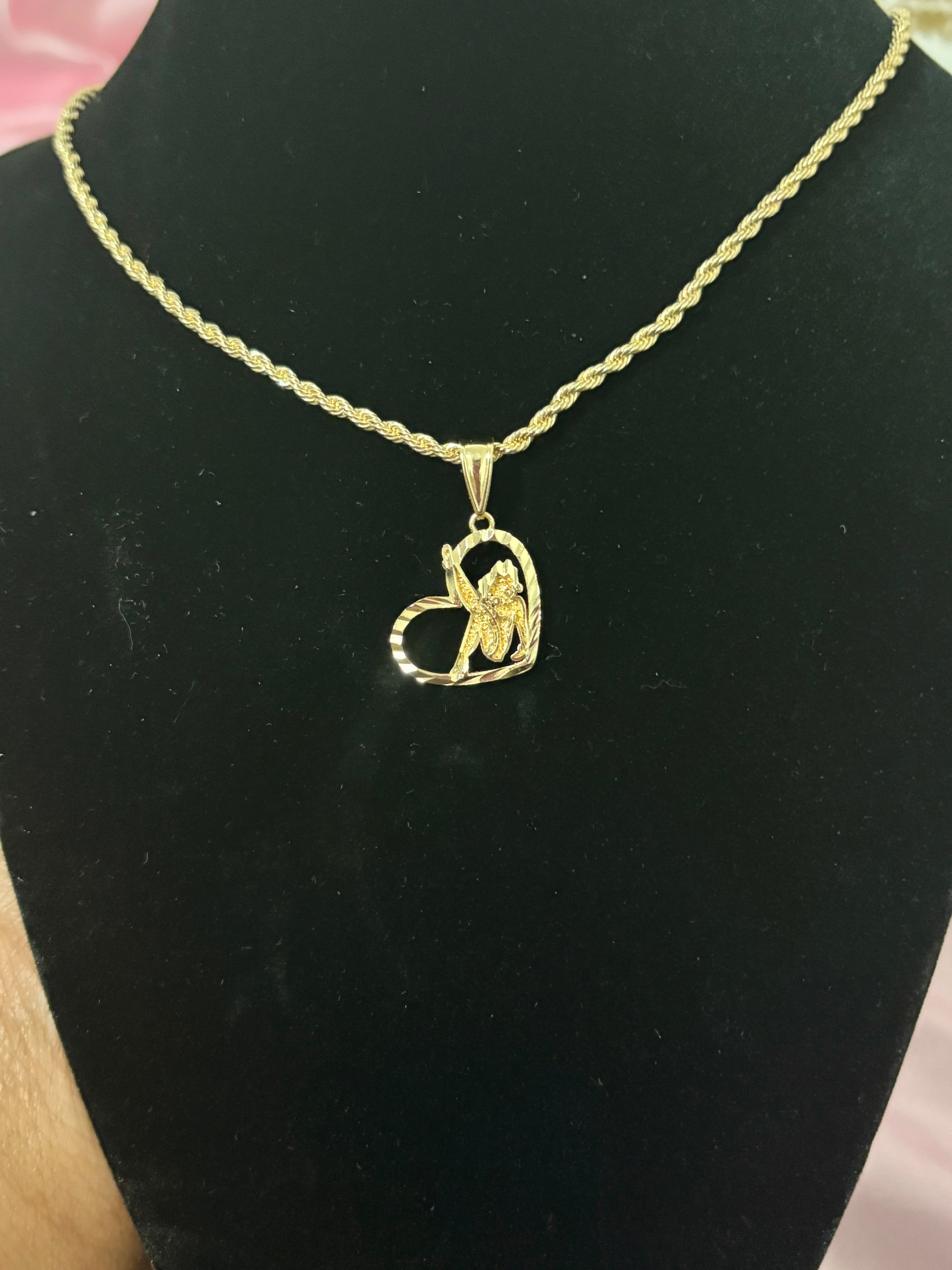 Betty Boop Heart Necklace