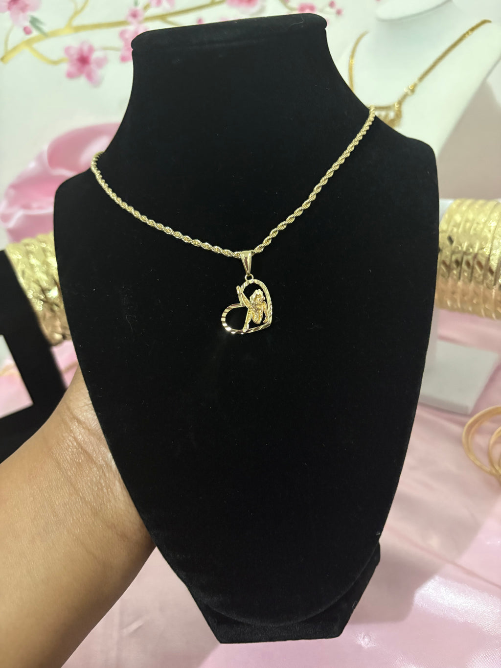 Betty Boop Heart Necklace