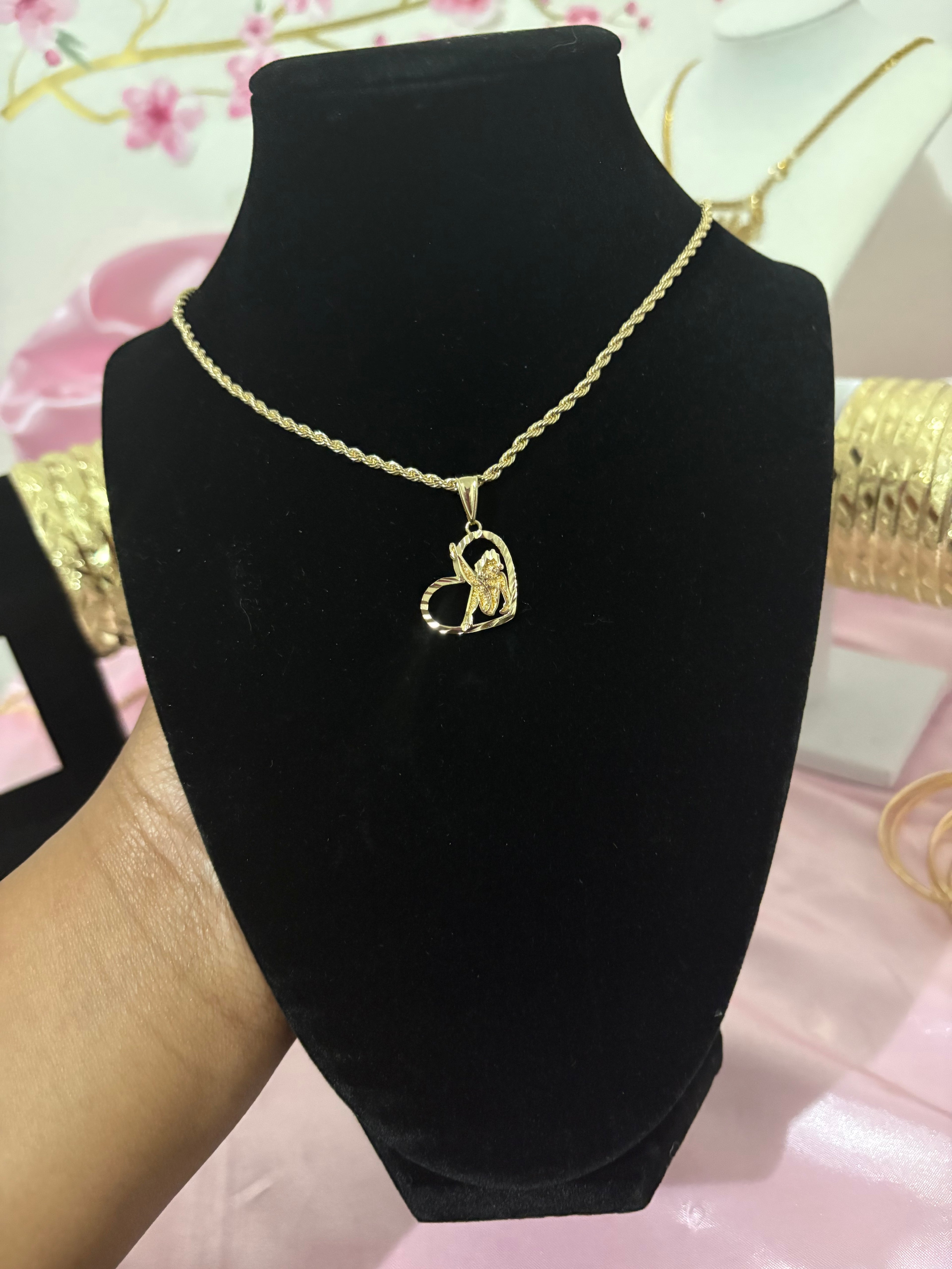 Betty Boop Heart Necklace