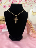 Cross Nugget Necklace