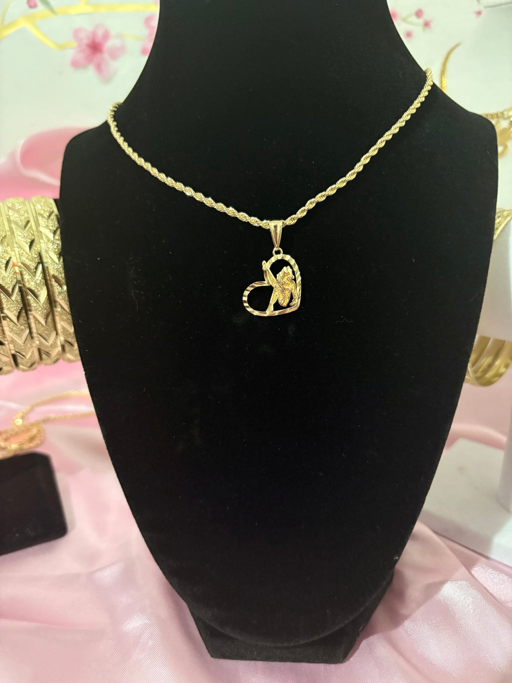 Betty Boop Heart Necklace