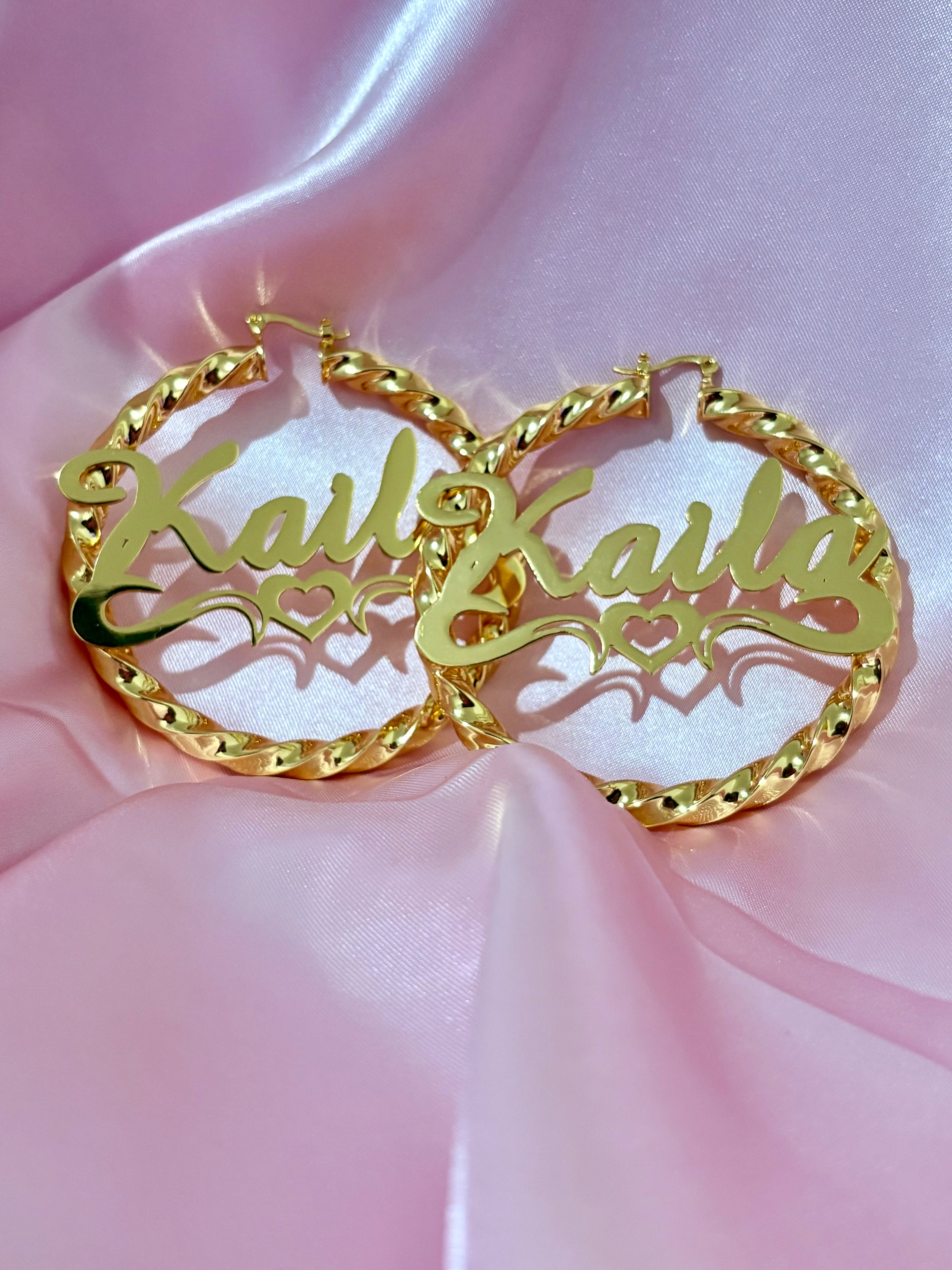 Custom Name Earrings