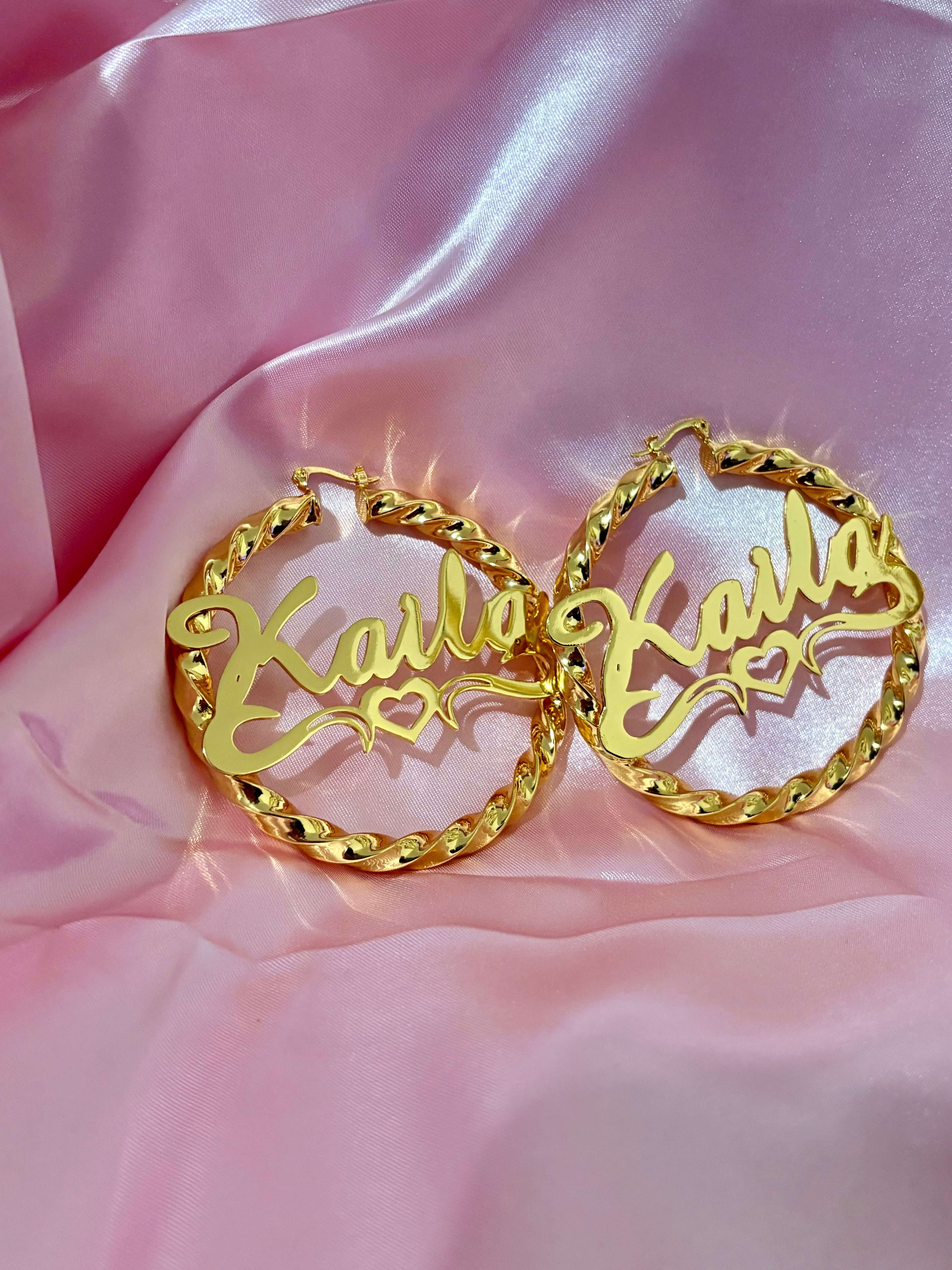 Custom Name Earrings