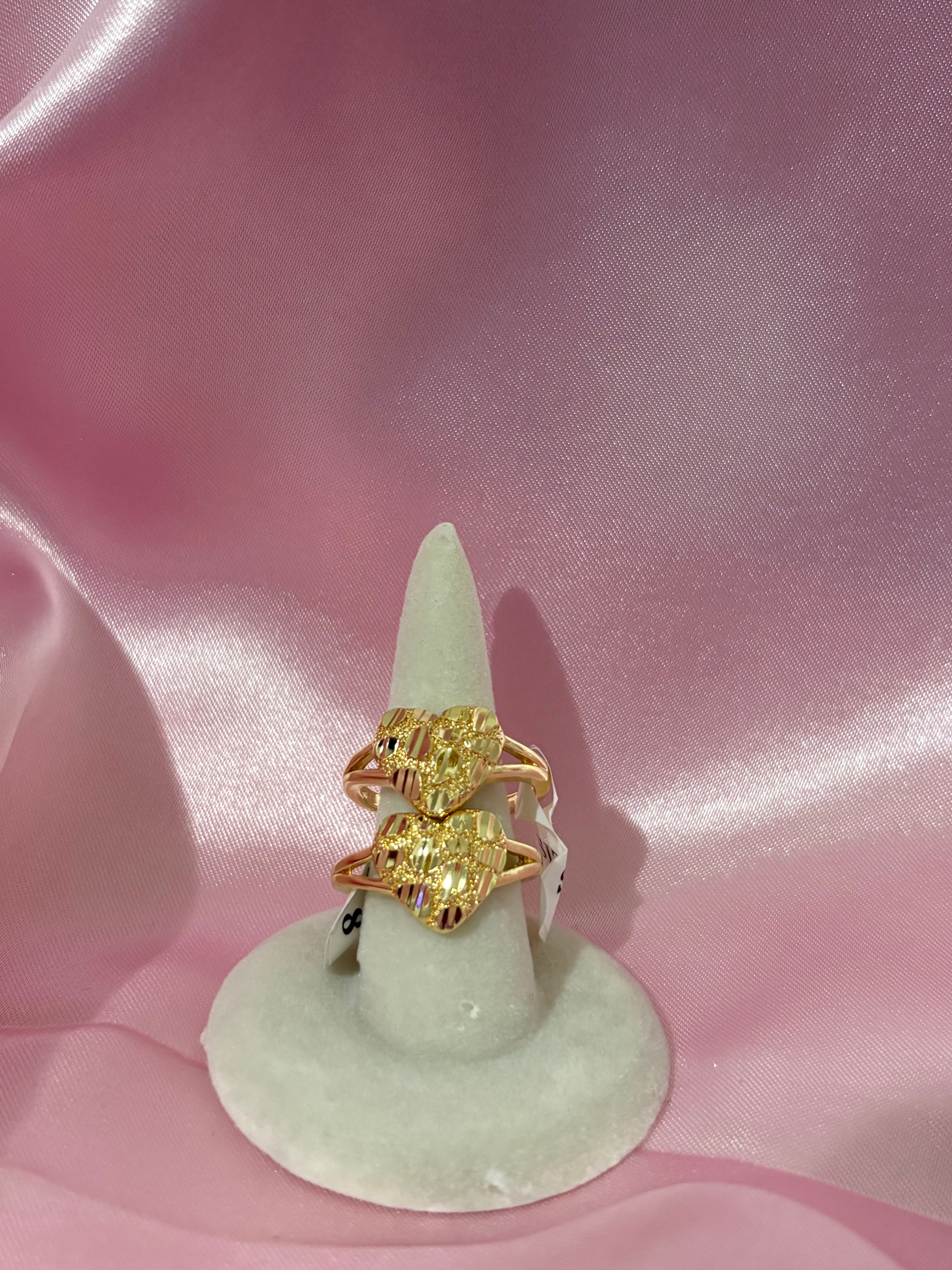 Heart Nugget Ring