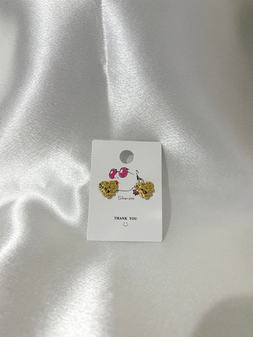 Heart Nugget earrings