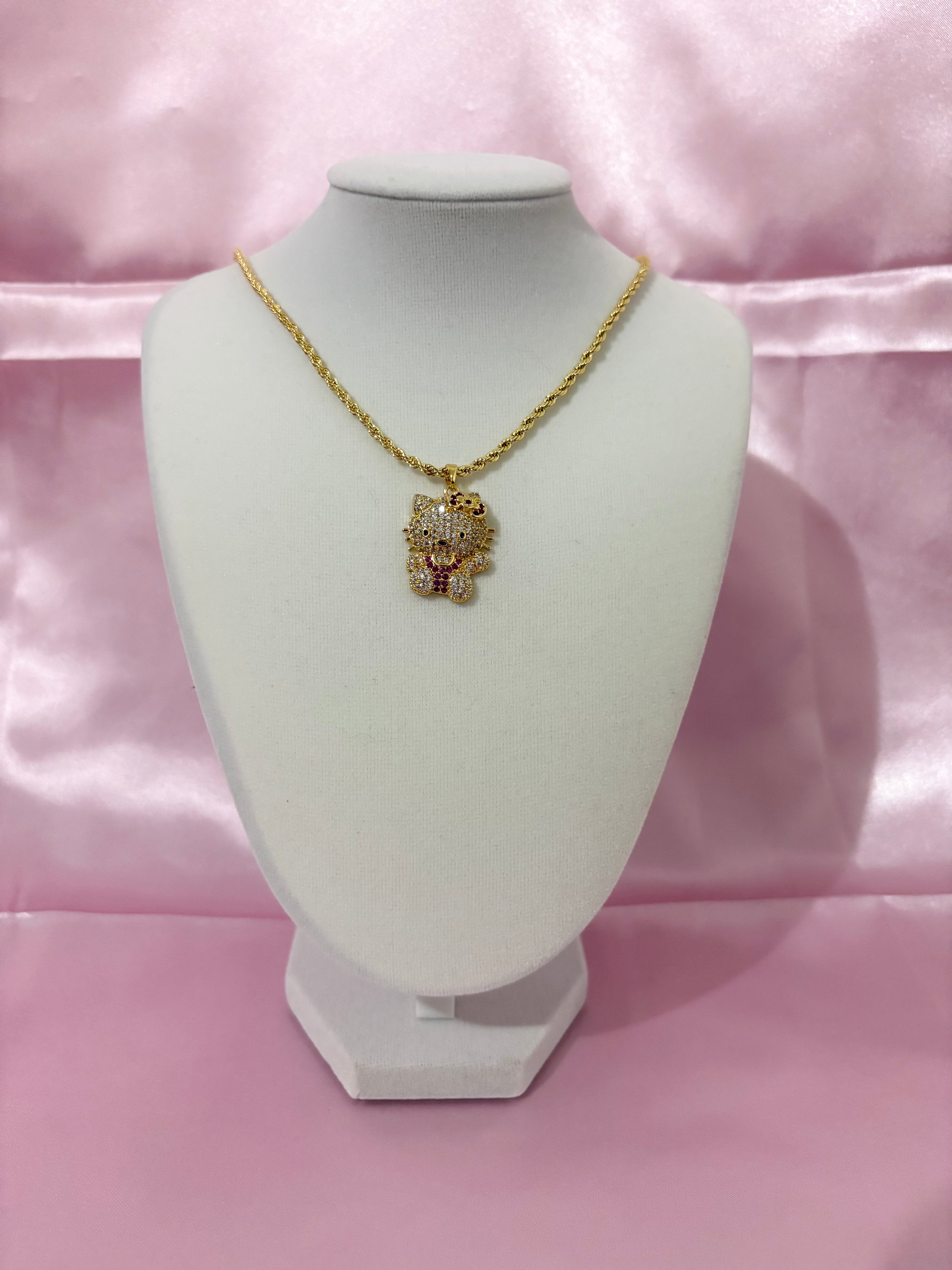 HK Pink Full Body Necklace